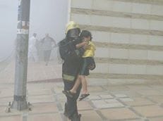 حريق في مكة: إخلاء 50 شخصًا
