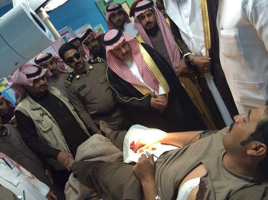 إصابة رجلي أمن في الجوف: تفاصيل الحادث
