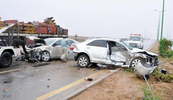 حوادث مرورية: 24 وفاة يومياً في السعودية