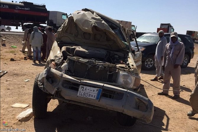 انقلاب طريق بدر ينبع: نجاة 13 عاملاً