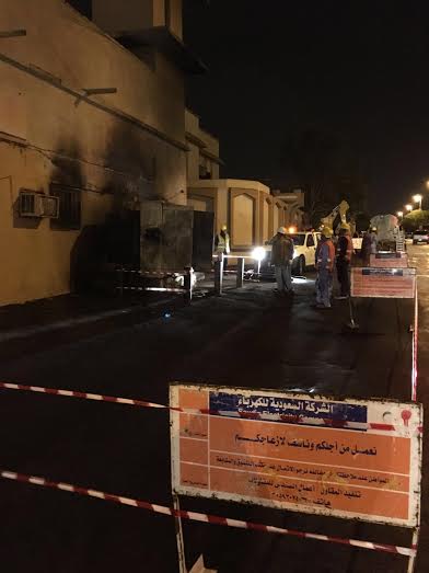 احتراق محول يقطع الكهرباء في بريدة