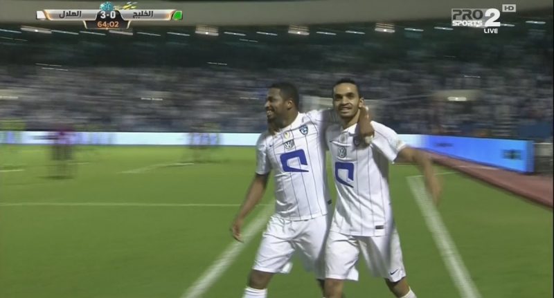 الهلال والخليج: فوز ساحق بالستة (فيديو)