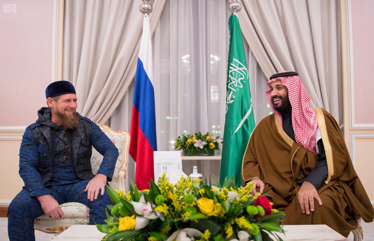 ولي ولي العهد يستقبل رئيس الشيشان