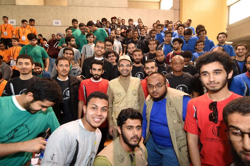 اليوم التطوعي التاسع بجامعة الملك فهد