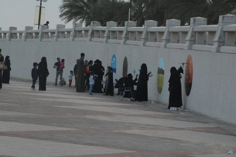 نقوش الشرقية: 80 متطوعاً ينشرون الجمال