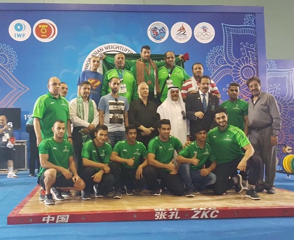 "الخزعل" يختتم مشاركة أخضر رفع الأثقال ببرونزية آسيوية