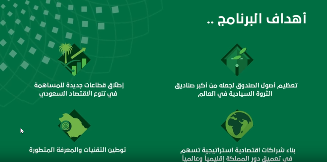 بالفيديو.. أهداف برنامج صندوق الاستثمارات العامة حتى 2020