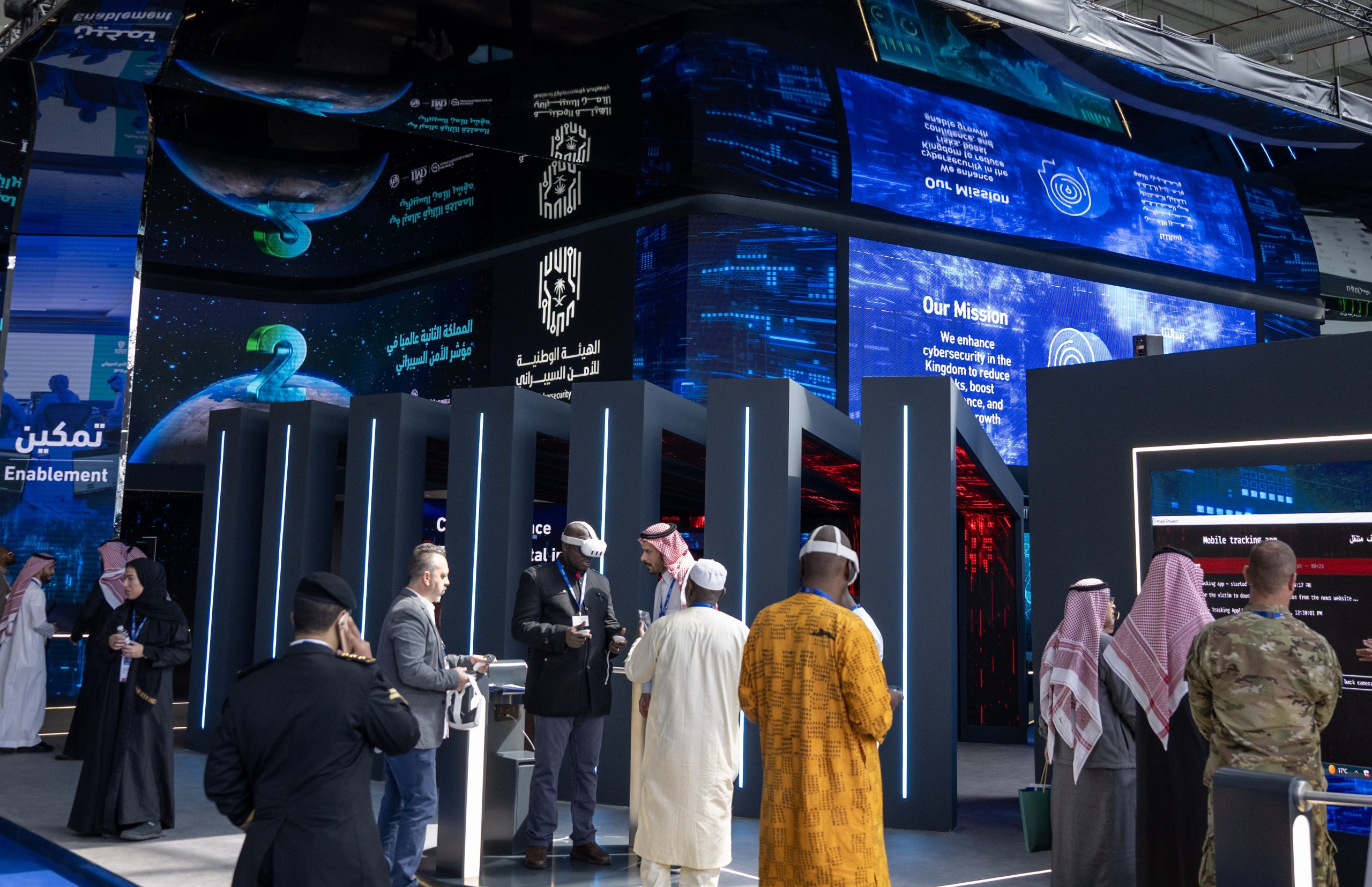 الهيئة الوطنية للأمن السيبراني تعرّف بمستهدفاتها الإستراتيجية لتعزيز الأمن السيبراني في معرض الدفاع العالمي 2024