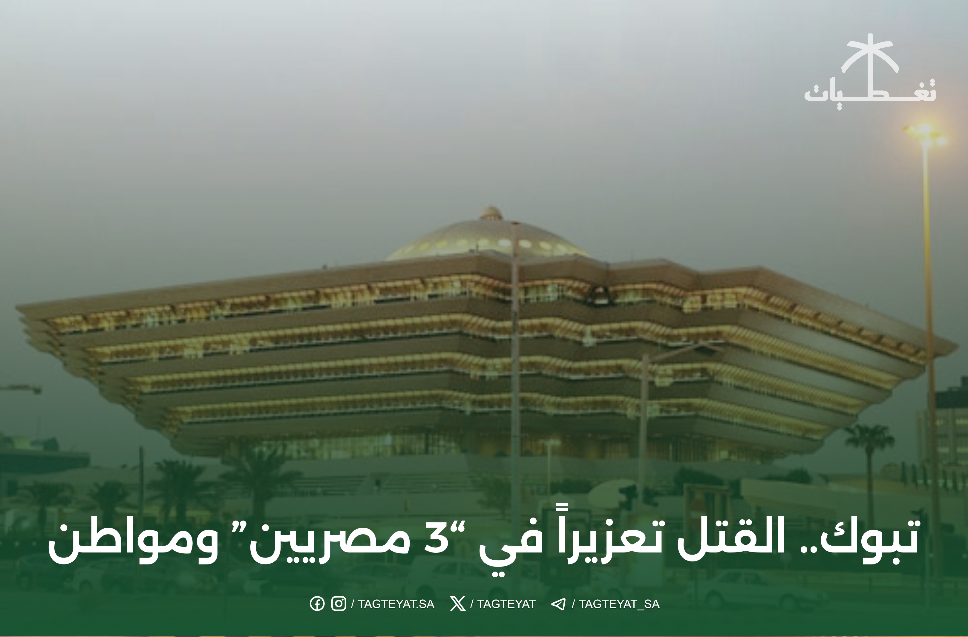 تبوك.. القتل تعزيراً في "3 مصريين" ومواطن